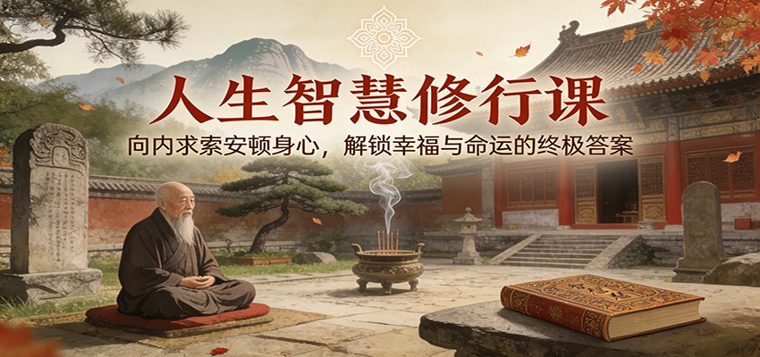 人生智慧修行课：向内求索安顿身心，解锁幸福与命运的终极答案-董叔项目网