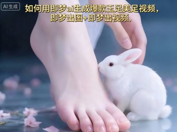 如何用即梦ai生成爆款玉足美足视频，即梦出图+即梦出视频，快速涨粉-董叔项目网