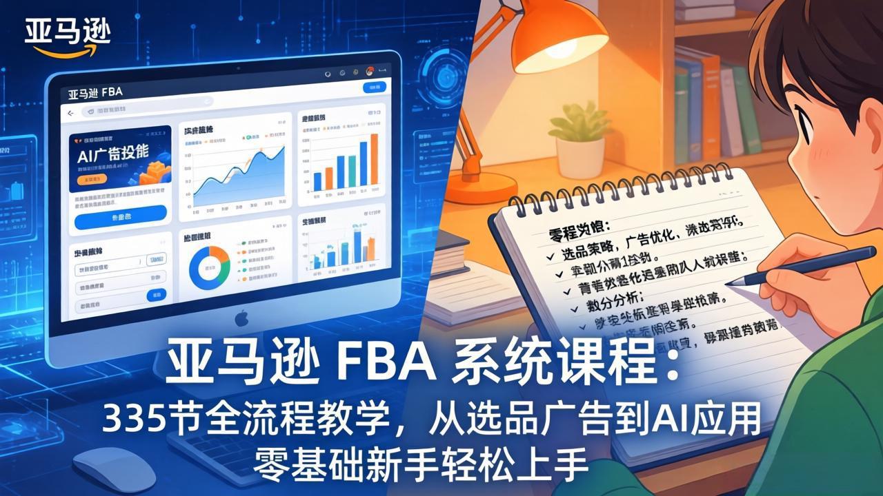 亚马逊 FBA 系统课程(更新26年3月-董叔项目网