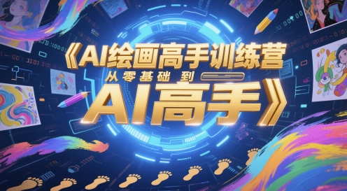 AI绘画高手训练营，从零基础到AI高手-董叔项目网