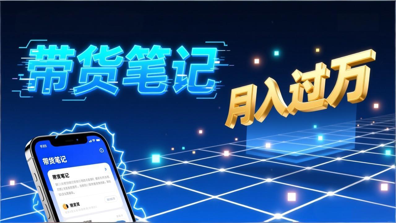 小红书爆款笔记带货实战:拆解封面标题正文全要素,手把手教你单篇笔记带货月入过万-董叔项目网