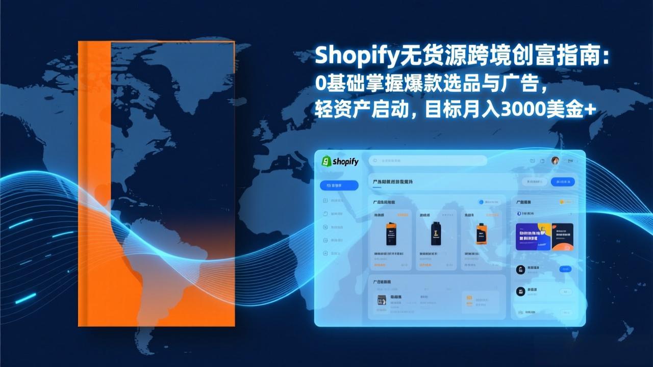 Shopify爆款打法实战：从选品到广告投放，复制爆款模型，驱动独立站月销售额破万刀-董叔项目网