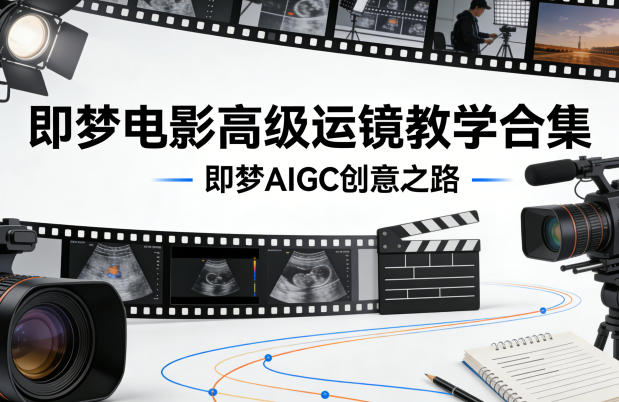 即梦电影高级运镜教学合集，即梦AIGC创意之路-董叔项目网