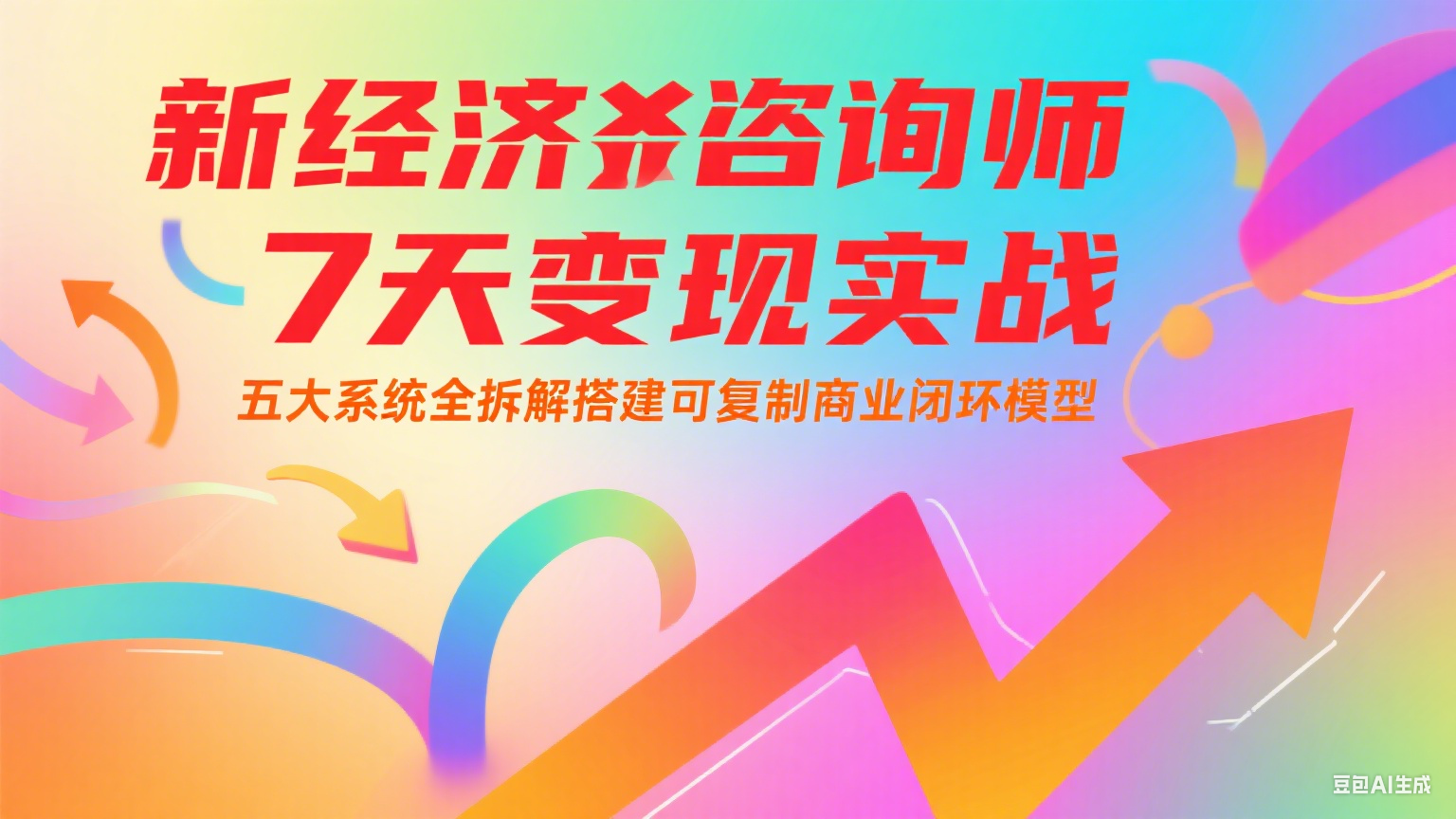 新经济咨询师 7 天变现实战：五大系统全拆解搭建可复制商业闭环模型-董叔项目网
