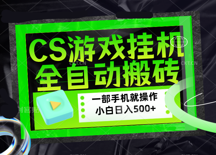 CSGO游戏挂机捡漏搬砖，超稳定的项目，带领1000+小白实现日入500+，数据可视频验证-董叔项目网