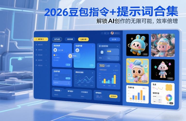 2026豆包指令+提示词合集，解锁AI创作的无限可能，效率倍增-董叔项目网