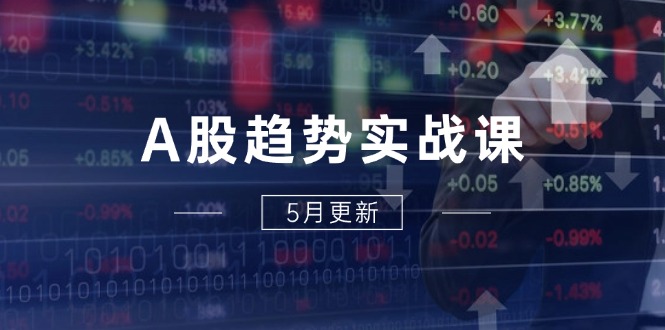 A股趋势实战课：主力动向+政策红利，2025全年策略5月更新-董叔项目网