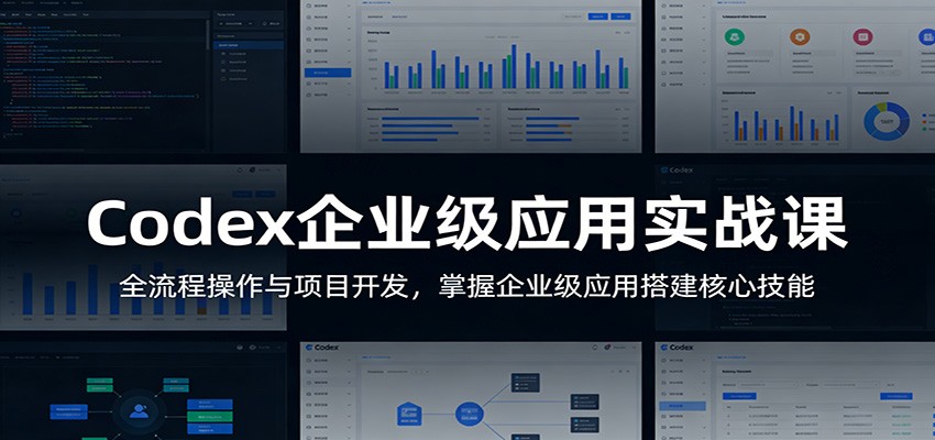 Codex企业级应用实战课：全流程操作与项目开发，掌握企业级应用搭建核心技能-董叔项目网