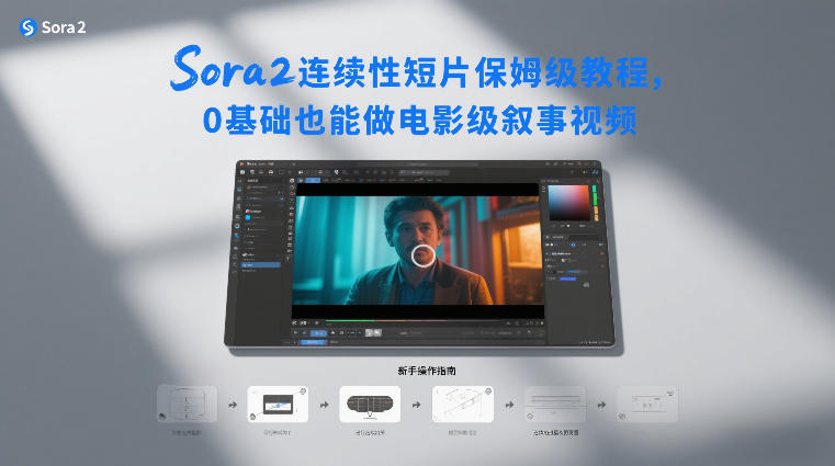 Sora2连续性短片保姆级教程，0基础也能做电影级叙事视频-董叔项目网