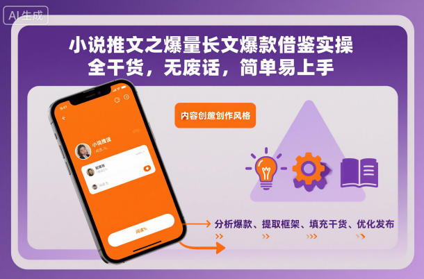 小说推文之爆量长文爆款借鉴实操，全干货，无废话，简单易上手-董叔项目网