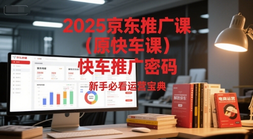 2025京东推广课(原快车课)解锁京东快车推广密码，新手必看运营宝典-董叔项目网
