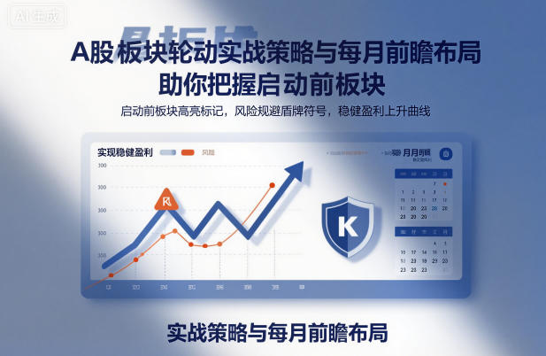 A股板块轮动实战策略与每月前瞻布局,助你把握启动前板块,规避风险,实现稳健盈利-董叔项目网