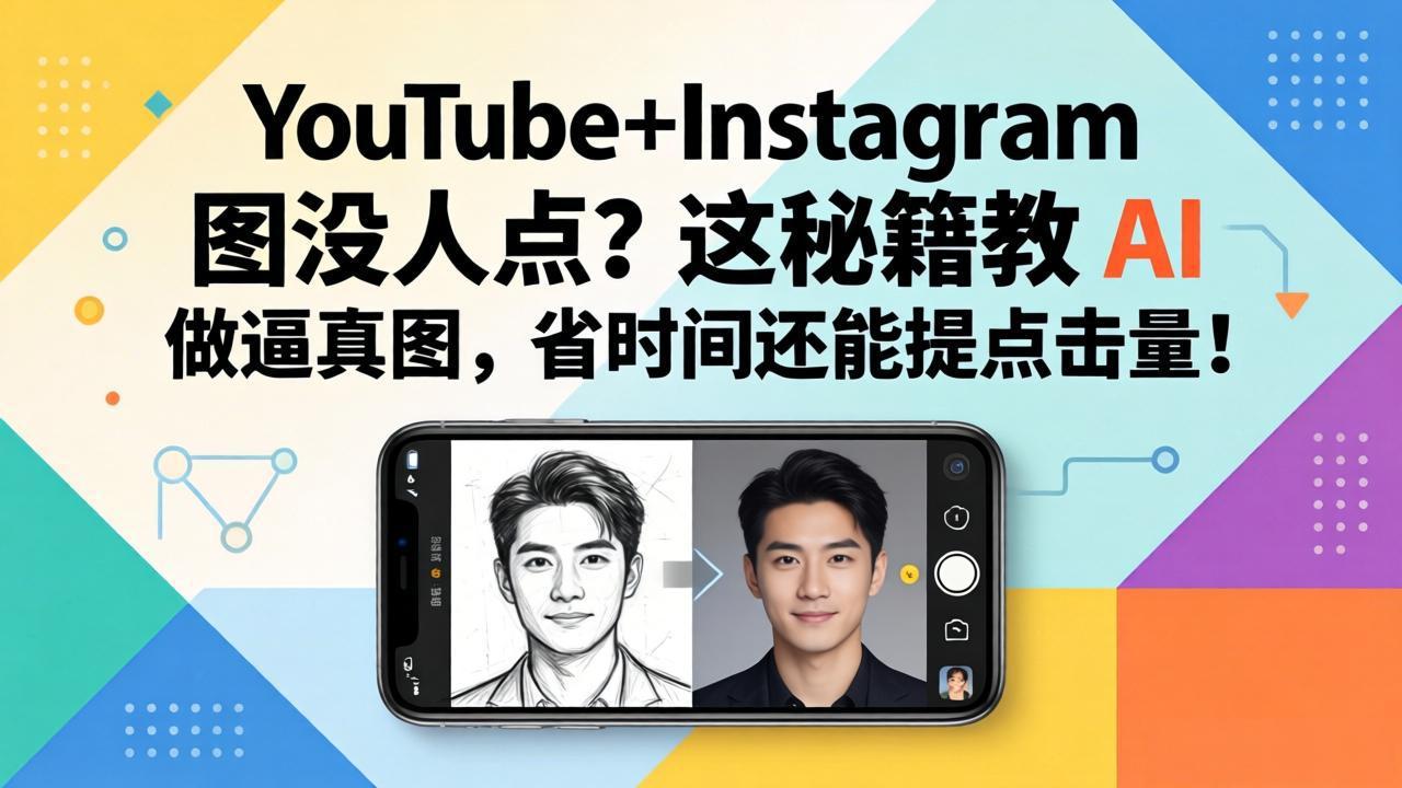 YouTube+Instagram图没人点?这秘籍教 AI 做逼真图,省时间还能提点击量-董叔项目网