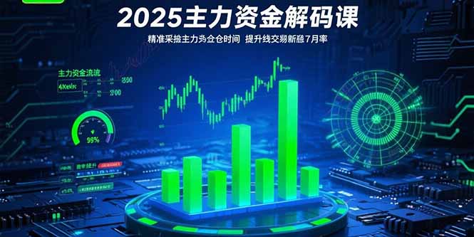 2025主力资金解码课：精准捕捉主力建仓时机，提升短线交易胜率(更新7月-董叔项目网