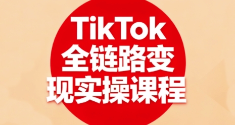 TikTok全链路变现实操课程，全方位助力学员掌握TK变现技能-董叔项目网