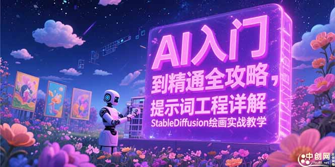 AI入门到精通全攻略，提示词工程详解，StableDiffusion绘画实战教学-董叔项目网