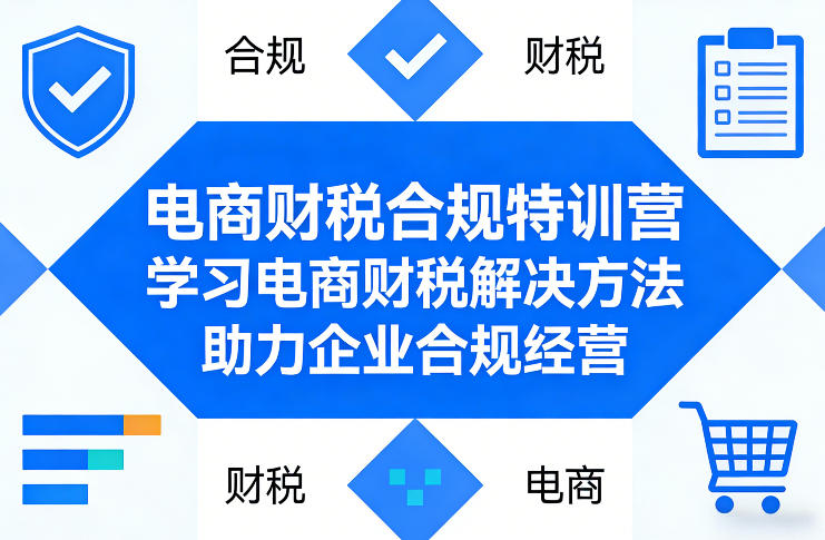 电商财税合规特训营，学习电商财税解决方法，助力企业合规经营-董叔项目网