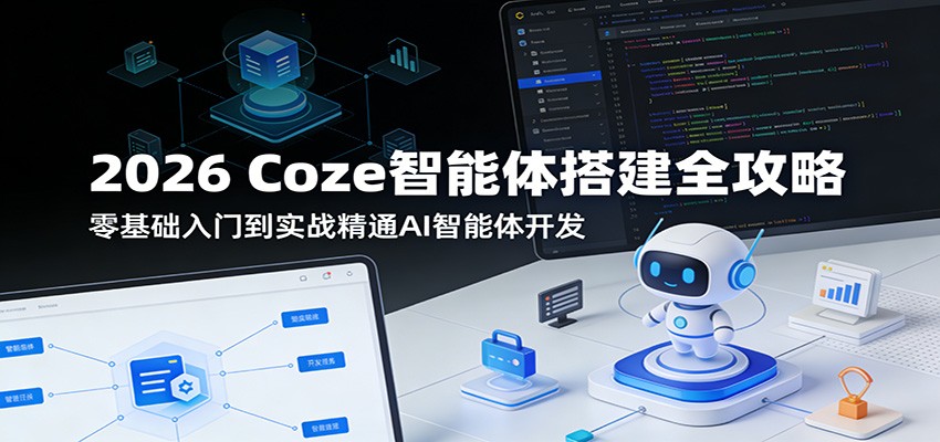 2026 Coze智能体搭建全攻略：零基础入门到实战精通AI智能体开发-董叔项目网