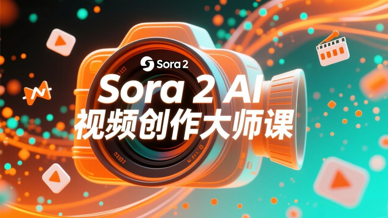 如何利用Sora 2创建流行AI人工智能视频大师班教程:掌握创作全流程,产出百万播放内容-董叔项目网