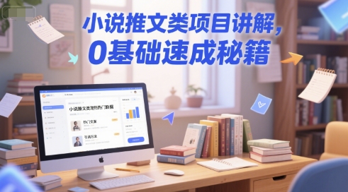 小说推文类项目讲解，0 基础速成秘籍-董叔项目网