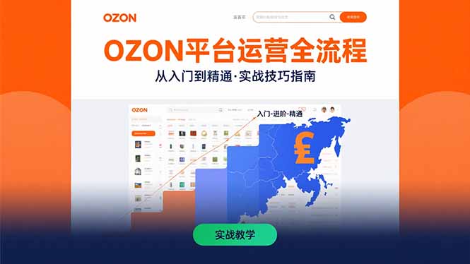 OZON平台运营全流程：快速掌握OZON从入门到精通的实战技巧-董叔项目网