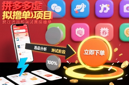 拼多多虚拟撸单项目，跳过选品和测试直接撸单-董叔项目网