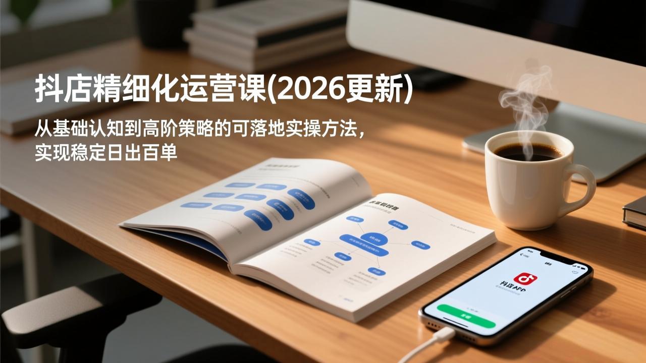 抖店精细化运营课(2026更新-董叔项目网