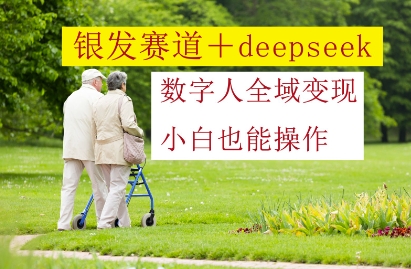 银发赛道+deepseek数字人全域变现,小白也能操作-董叔项目网