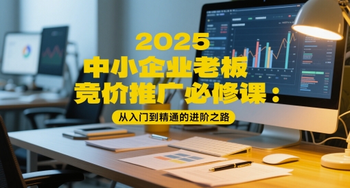 2025中小企业老板竞价推广必修课：从入门到精通的进阶之路-董叔项目网