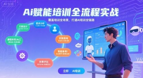 AI赋能培训全流程实站，覆盖培训全场景，打通 Al培训全链路-董叔项目网