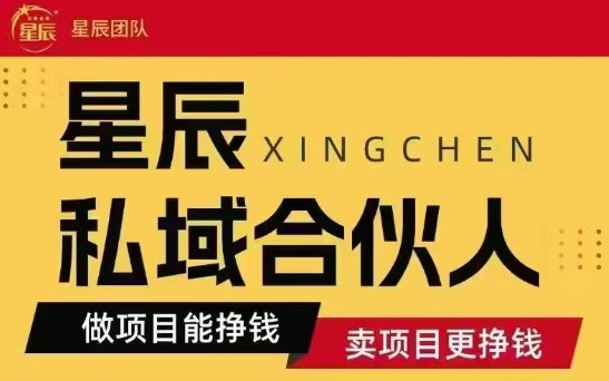 全网首发星辰私域项目合集,最新实操玩法,短期快速实现变现-董叔项目网