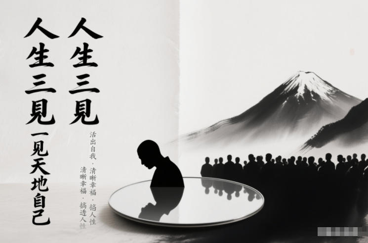 人生三见一见天地见众生见自己，活出自我拥有清晰幸福人生，搞透人性-董叔项目网