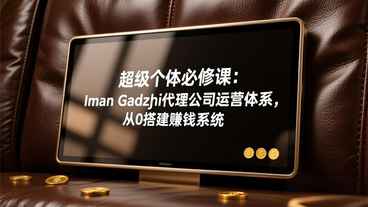 超级个体必修课:Iman Gadzhi代理公司运营体系,从0搭建赚钱系统-董叔项目网