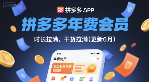 拼多多年费会员，实经验分享操，时长拉满，干货拉满(更新11月)-董叔项目网