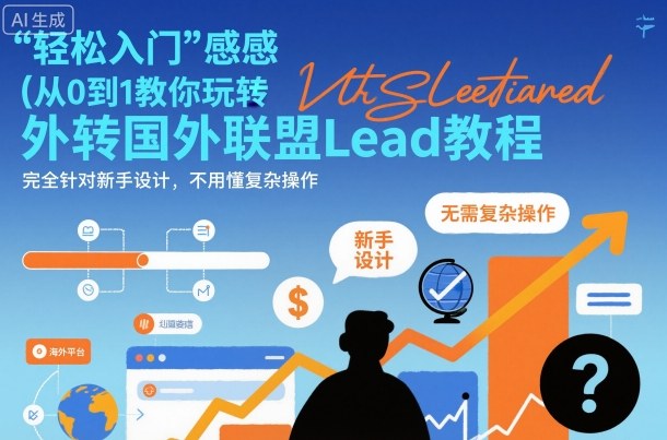 国外联盟賺美刀项目，从0到1教你玩转国外联盟Lead教程，纯新手可操作性100%-董叔项目网
