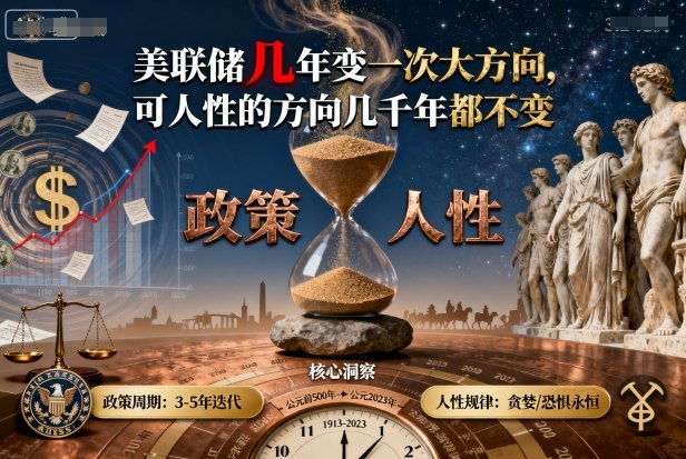 付费文章:美联储几年变一次大方向,可人性的方向几千年都不变-董叔项目网