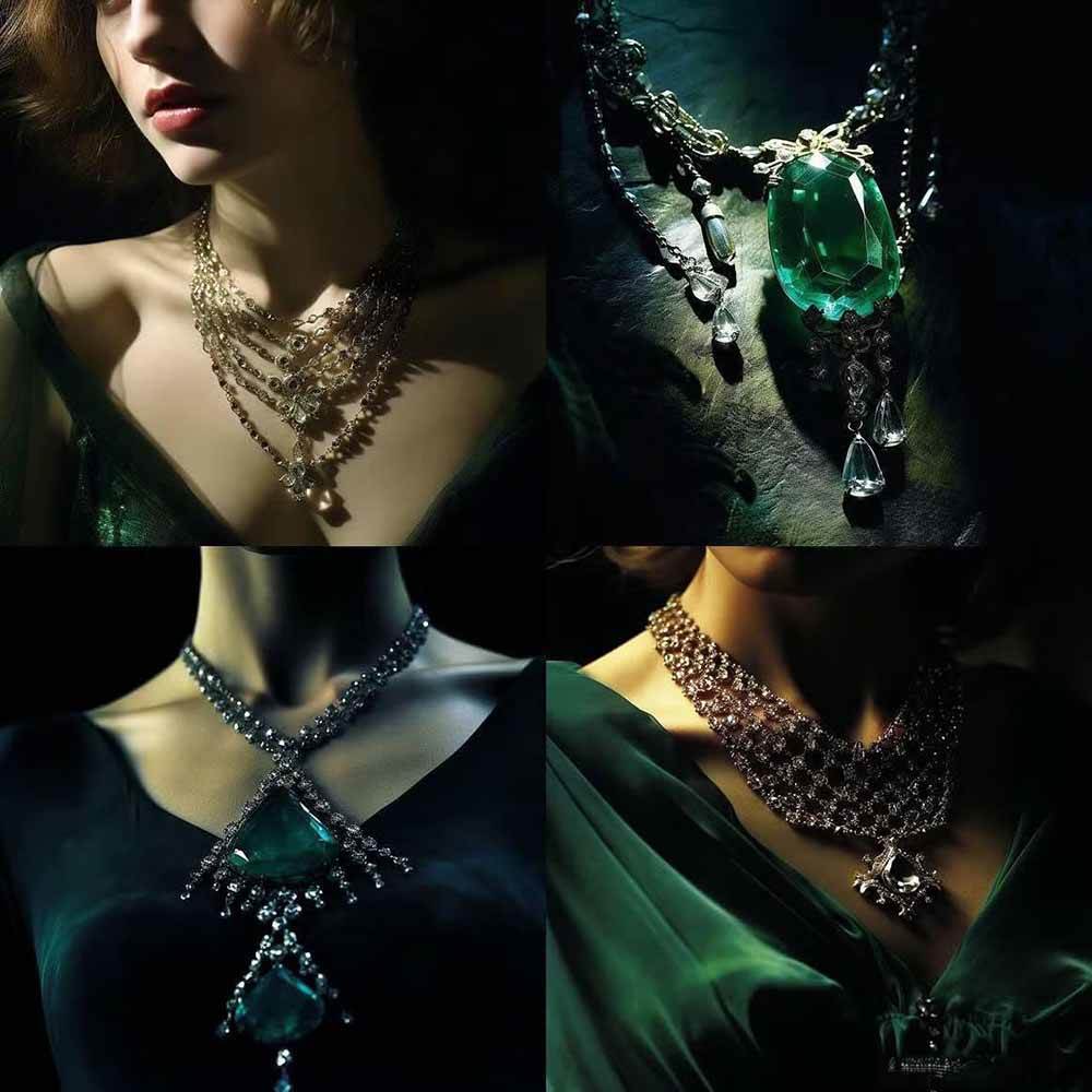 463个Midjourney珠宝摄影提示词：覆盖全品类珠宝，AI设计秒出专业效果-董叔项目网