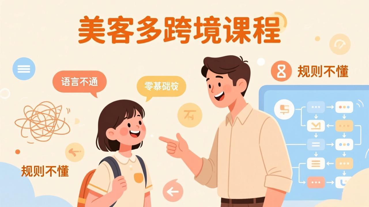 怕语言不通、怕不懂规则？零基础小白也能做的美客多跨境课，手把手带你美客多开店稳赚-董叔项目网