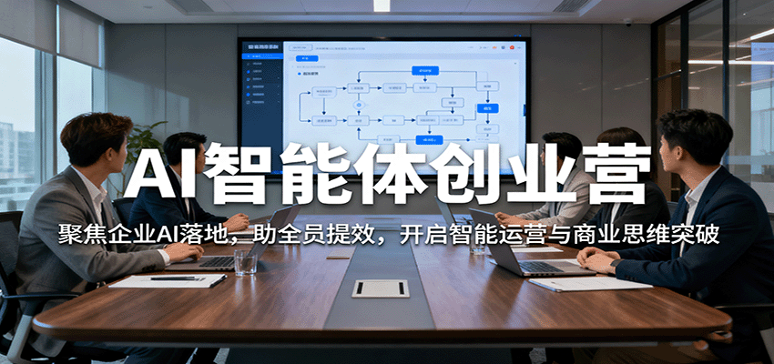 AI智能体创业营：聚焦企业AI落地，助全员提效，开启智能运营与商业思维突破-董叔项目网