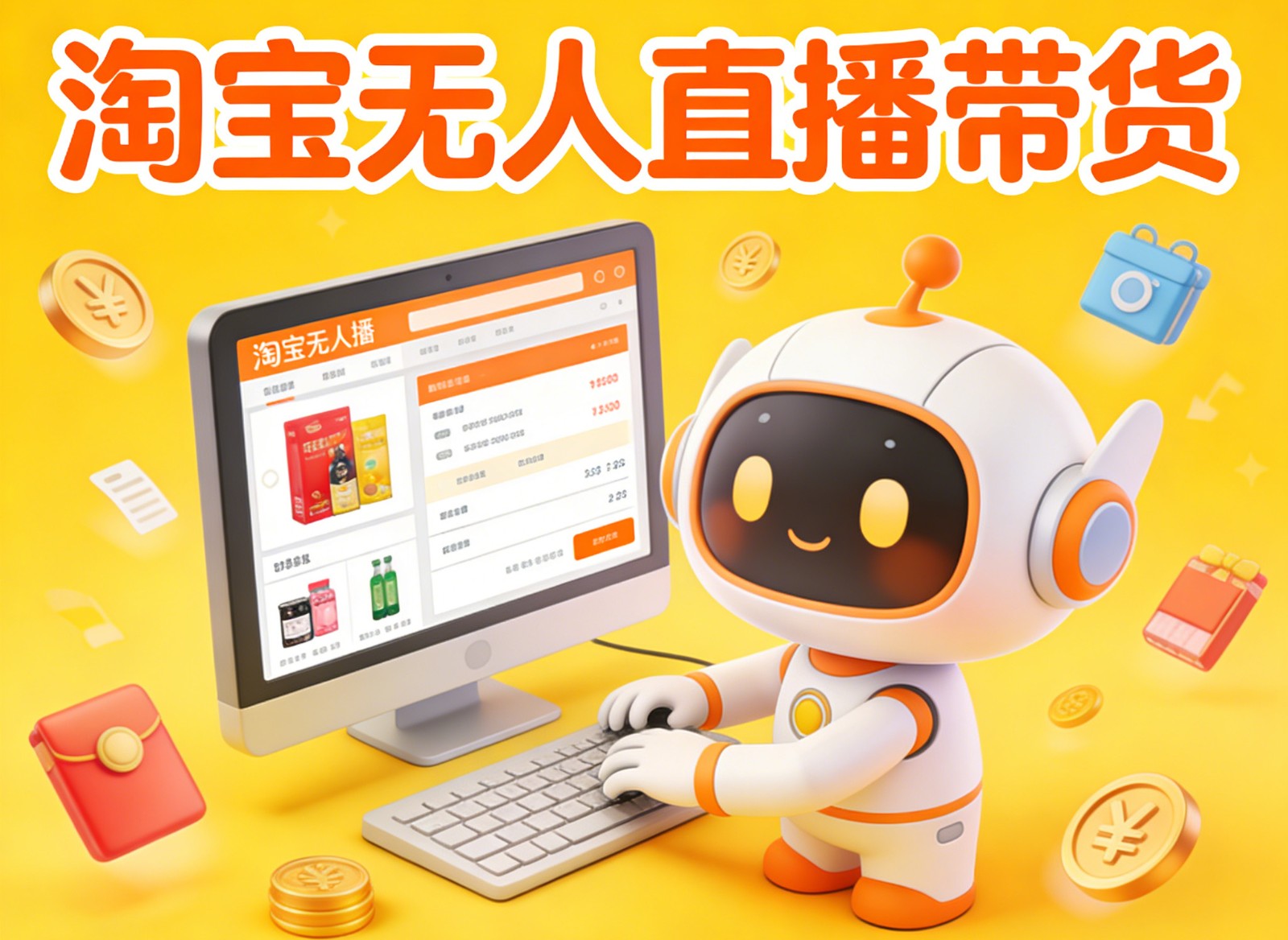淘宝无人直播带货，24小时自动卖货，月佣金1W+，不违规不封号，不用露脸-董叔项目网