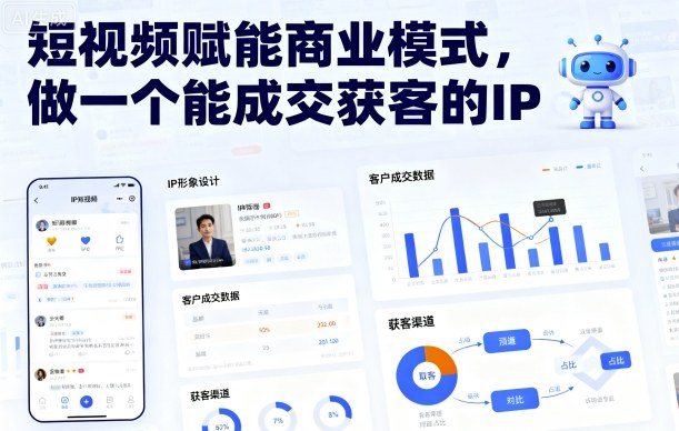 短视频赋能商业模式，做一个能成交获客的IP-董叔项目网