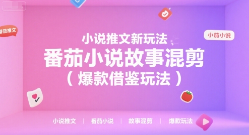 小说推文新玩法,番茄小说故事混剪(爆款借鉴玩法)-董叔项目网