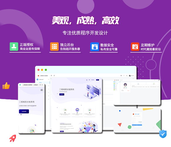 2024最新版守约者二级域名分发系统-董叔项目网