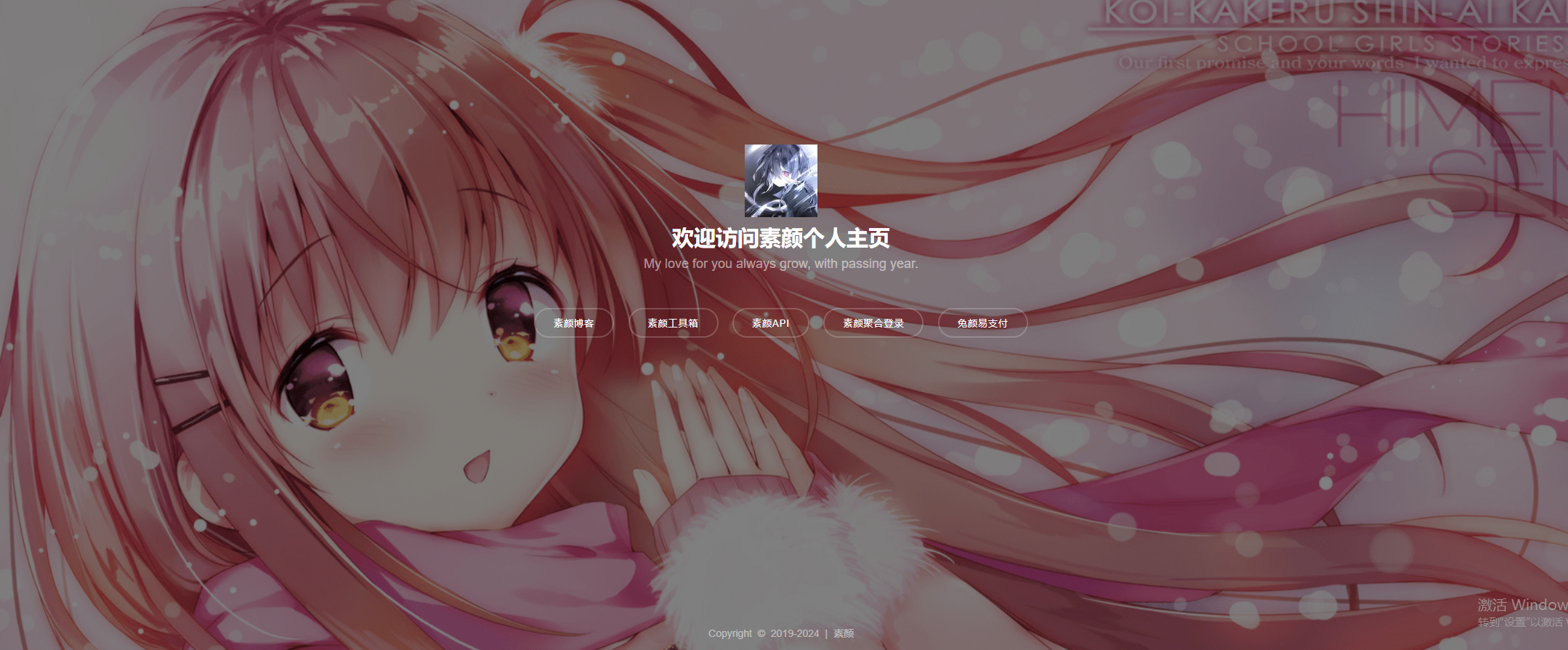 素颜个人引导页源码-董叔项目网